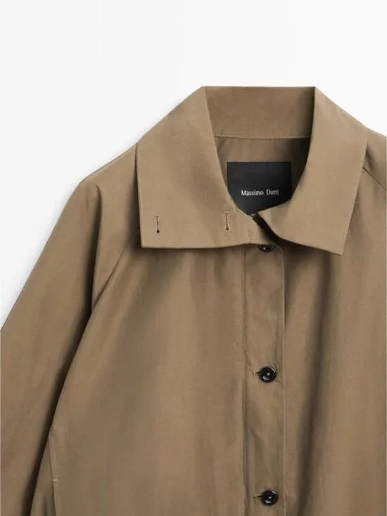 ZARA HIGH NECK BOMBER JACKET - Picture 6 of 7